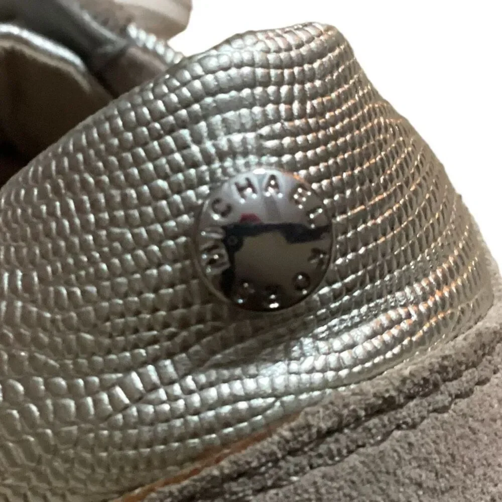 Michael Kors Stanton Trainer Metallic Lace Up Sneaker